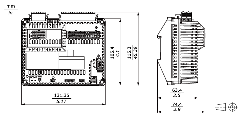 Multi Data Box Dimensions