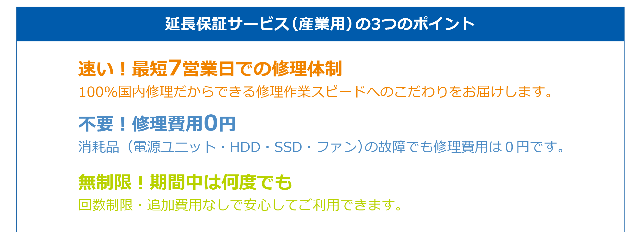 延長保証サービス（産業用PC） | Pro-faceブランドの製品情報サイト