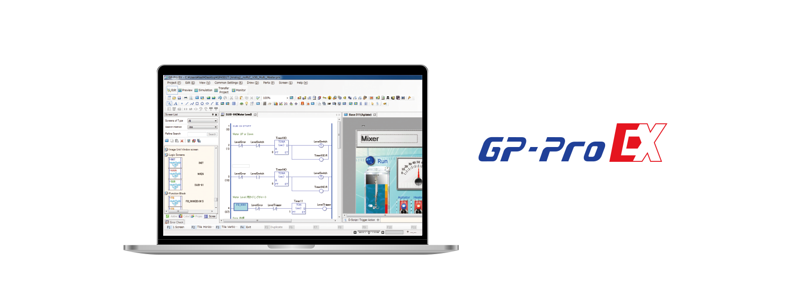 画面作成ソフトウェア GP-Pro EX | Pro-faceブランドの製品情報サイト