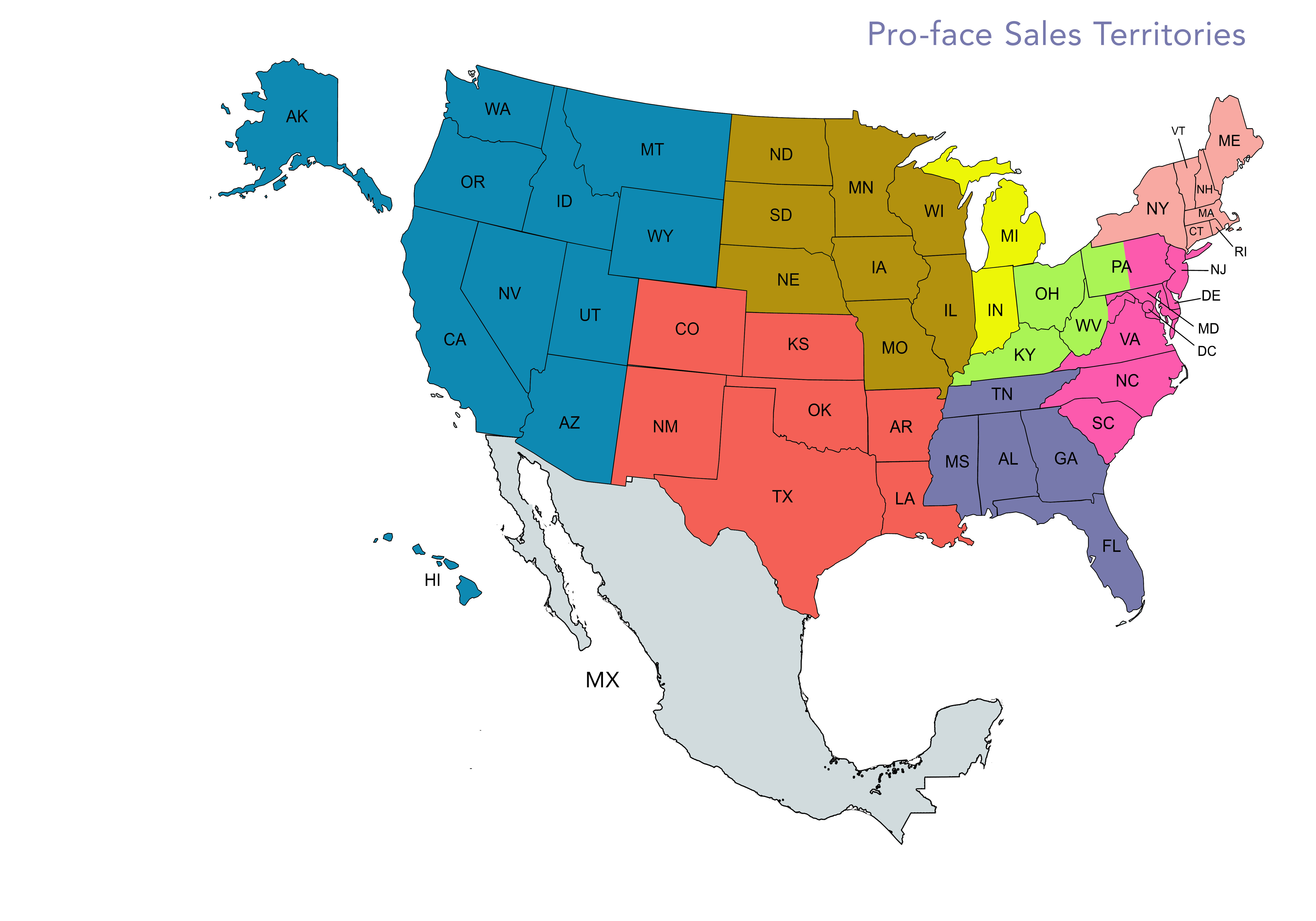 Sales Territory Map