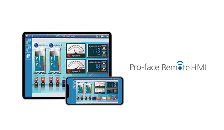 モバイル用リモートモニタリングソフトウェア Pro-face Remote HMI